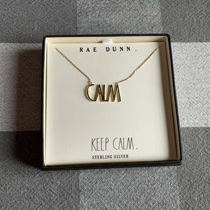 Rae Dunn Calm necklace NWOT